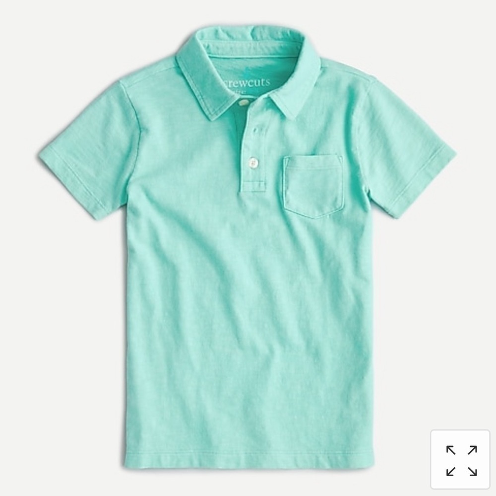 J. Crew Kids' short-sleeve garment-dyed polo shirt